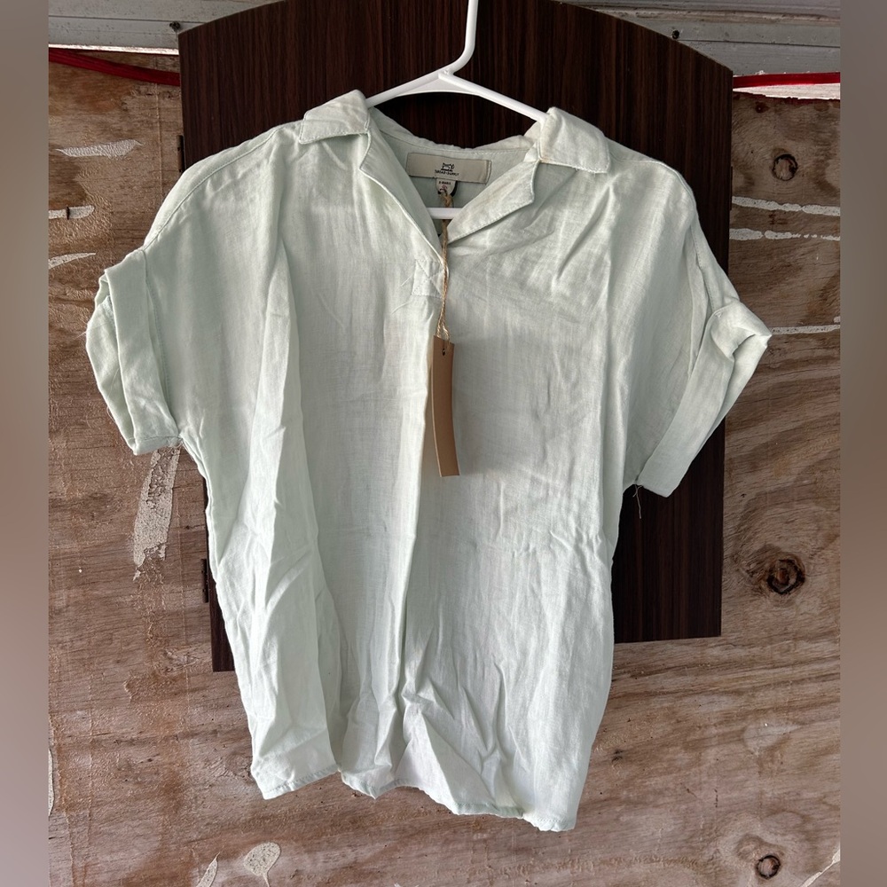 Thread & Supply Mint Green Top
